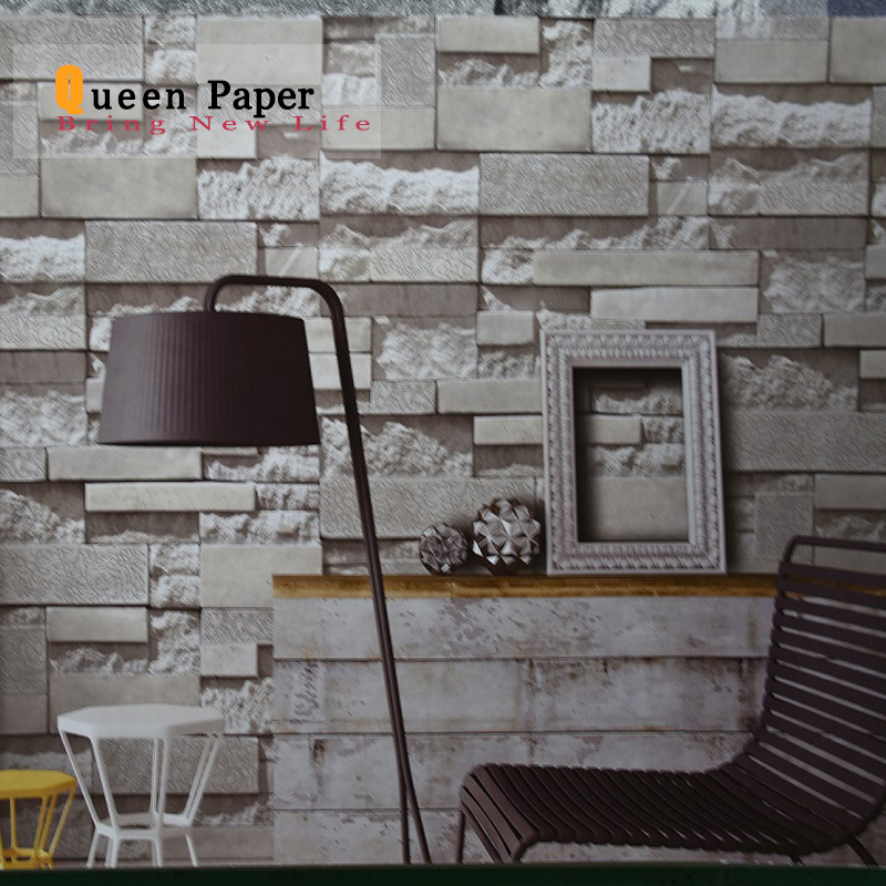 PVC 3D Stone Design Home Mural Wallpaper 3D Designs Wallpaper Home Decoration 3D Wall Paper