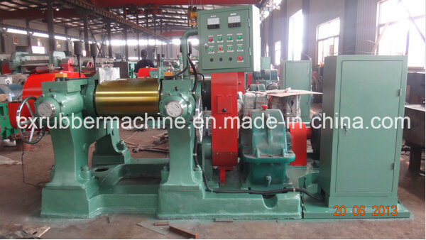 Hot Sale Xk-250 Open Type Rubber Mixer/Open Roll Mixing Mill/Lab Rubber Open Roll Mill