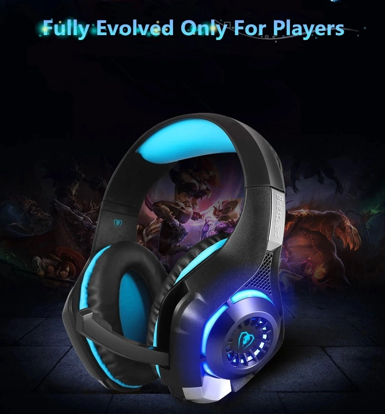 Mobile Phone Use Deep Bass Dual Speakers Vibrated Wireless Video Game Headset Game Headphone
