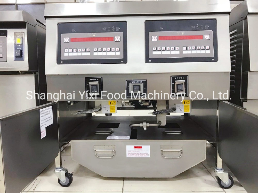 Fastfood Machine Open Deep Fryer Gas Power Source Deep Fryer Ofg-322