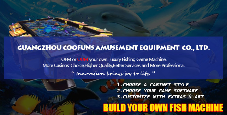 Coin Operated Amusement Ocean King Arcade Fishing Game Machine