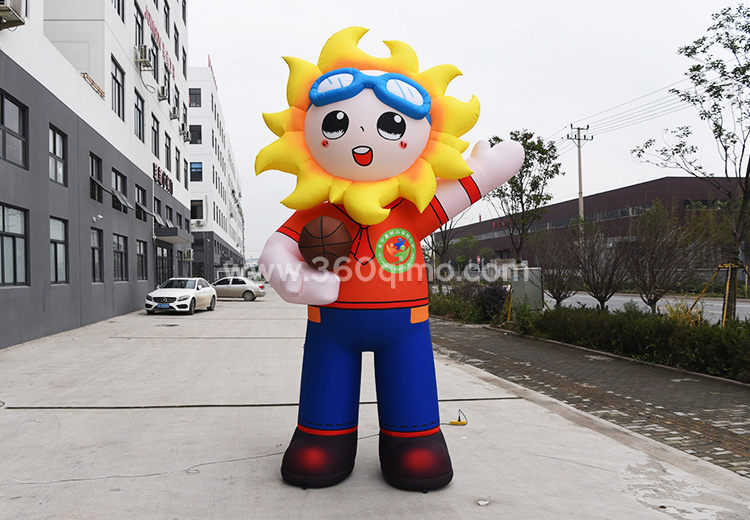 Inflatable Sunman Figure Sunman Inflatable Character Model