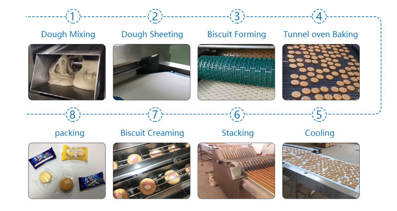 China Factory Skywin Biscuit Making Machine for Biscuit Manufacturers