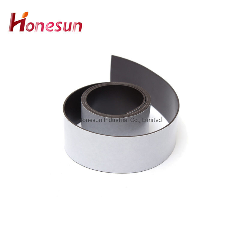 Super Strong Customized Flexible Magnet Strip with Adhesive Magnetic Tape with Adhesive