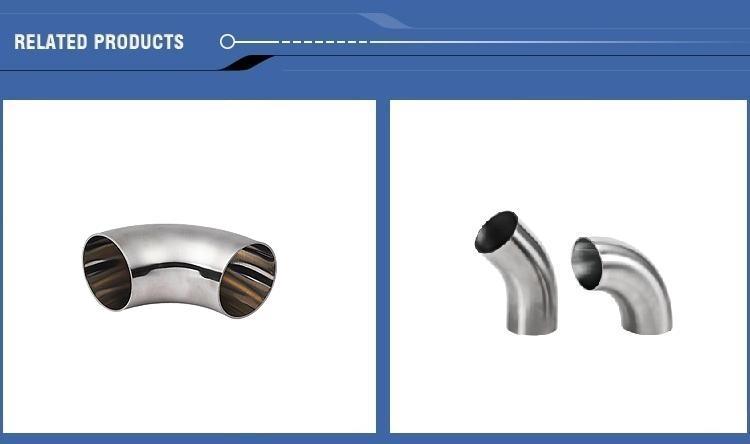 Food Grade Stainless Steel Pipe Fitting Welded Elbow 180 Degree