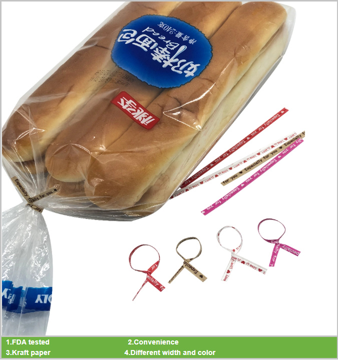 Colorful Candy Bread Bags Twist Ties Wire for Packaging