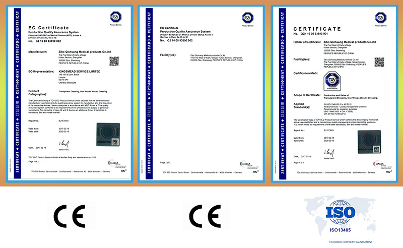 Nasal Feeding Tube Securement Nonwoven Fabric Adhesive Dressing Manufacturer