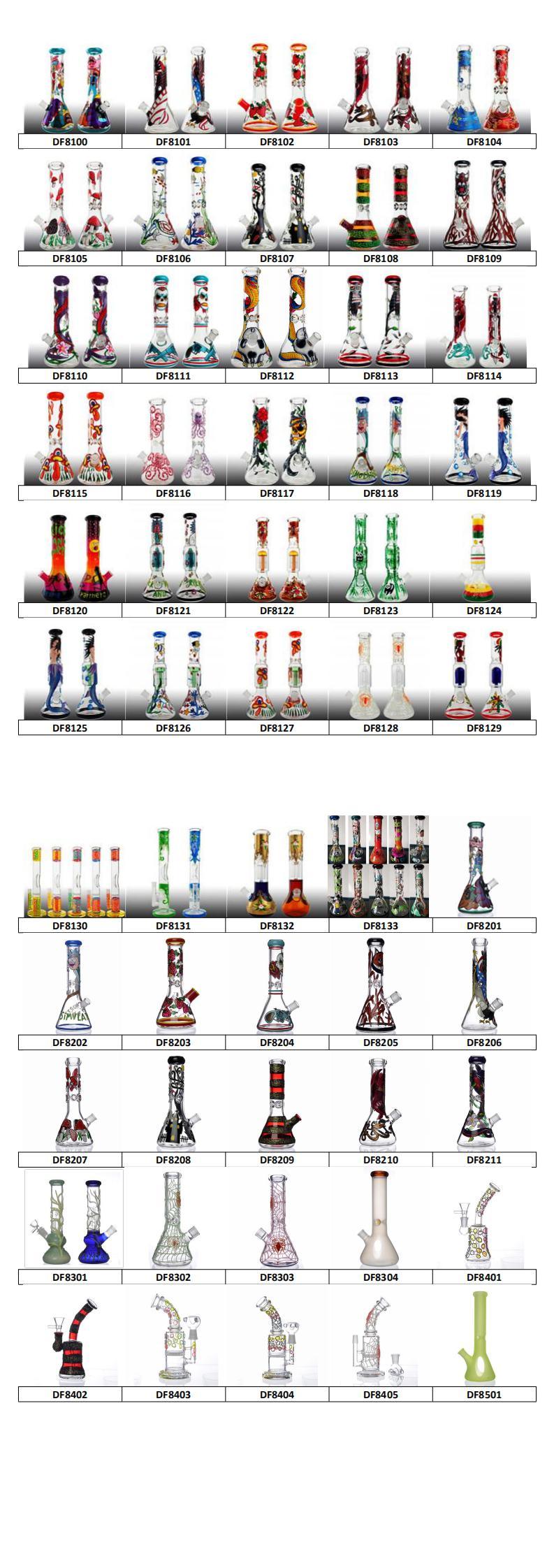 DF1061 Manufacturer of Water Pipe Best Supplier Glass Smoking Pipe