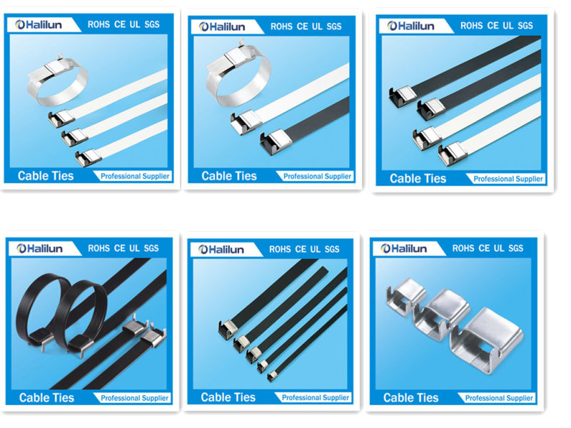 UV Resistant Nylon Coated Stainless Steel Cable Ties