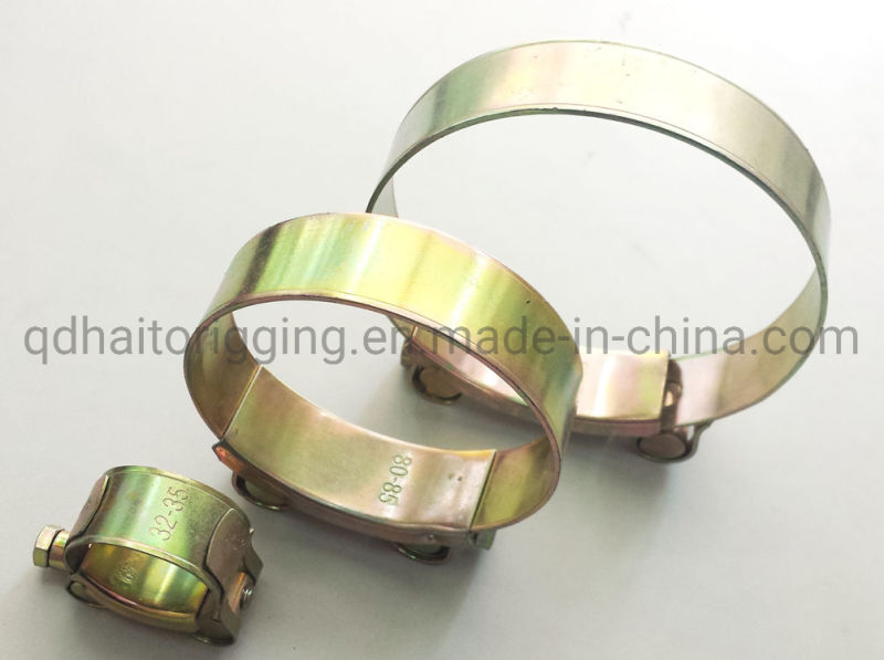 China Factory Carbon Steel Double Wire Spring Hose Clamp