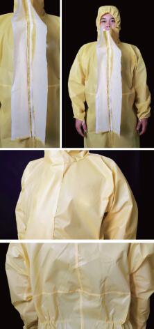 AMGARD T90C TYPE 3/4/5/6 COVERALL CLASS C YELLOW
