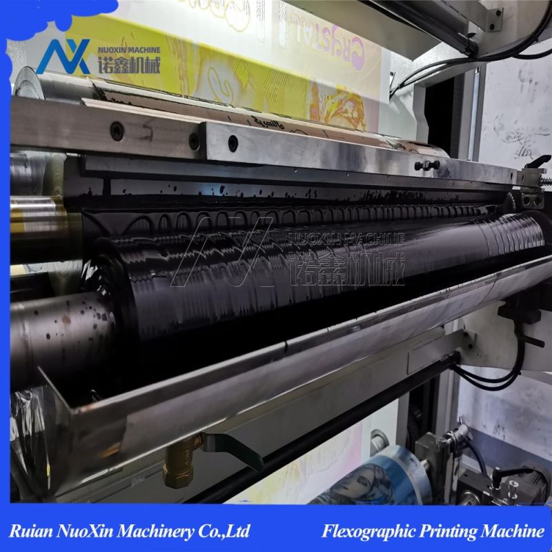 6 Colors Plastic Bread Bag Flexography Printing Machine