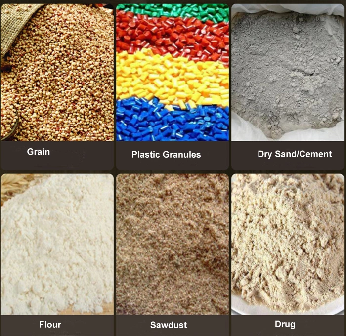 20t Cereal Spiral Conveyor Grain Screw Conveyor/Wheat Rice Suction Machine/Dry Sand Cement Granule Sucker