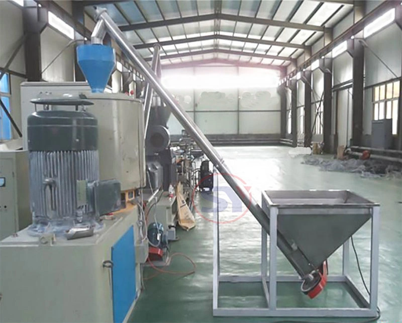 Flexible Industrial Tube Screw Conveyor for Handling Sugar Salt