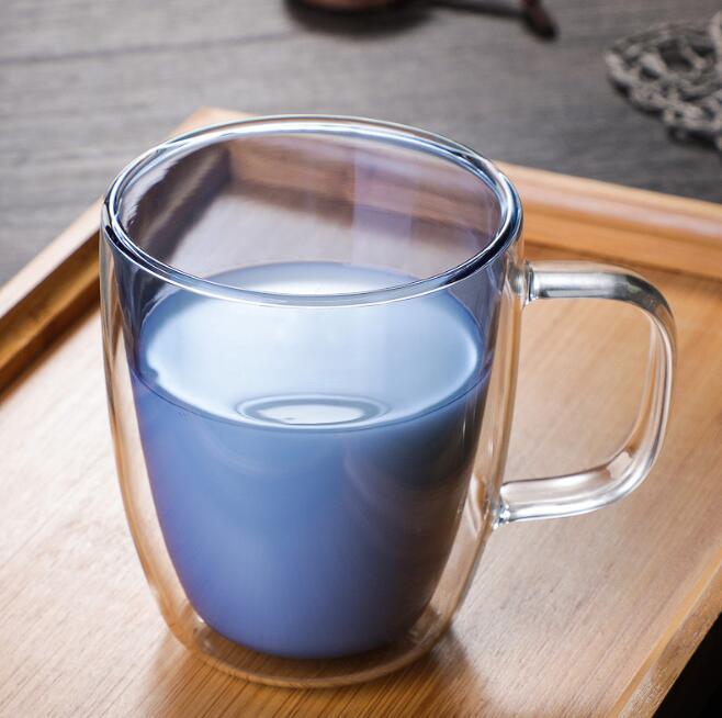 Heat-Resistant Double Wall Glass Coffee Mugs Glass coffee Cups