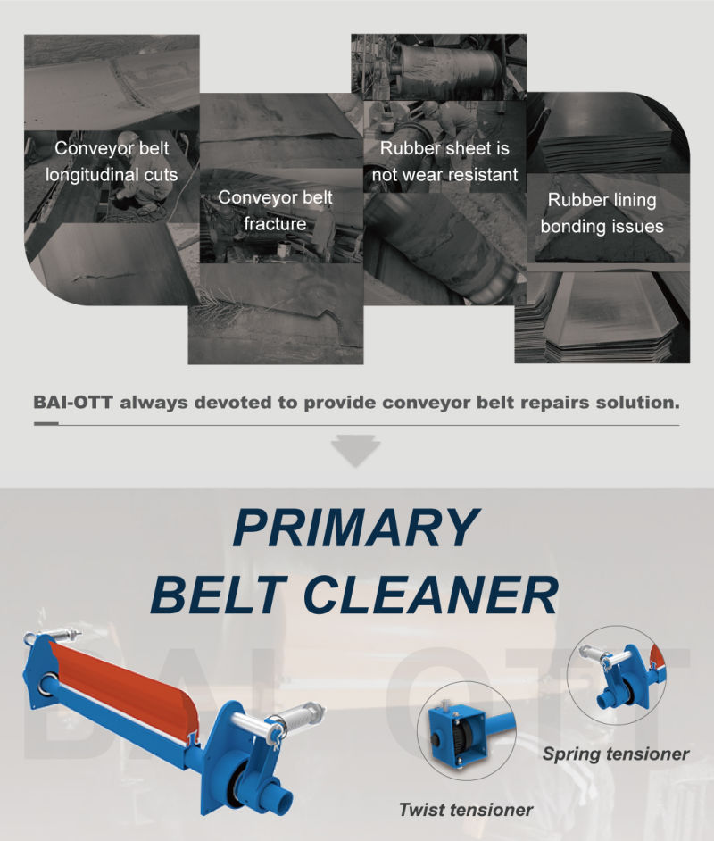 PU Conveyor Primary Belt Cleaner