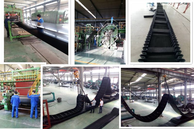 High Tensile Strength Sidewall Conveyor Belt Used for Mining