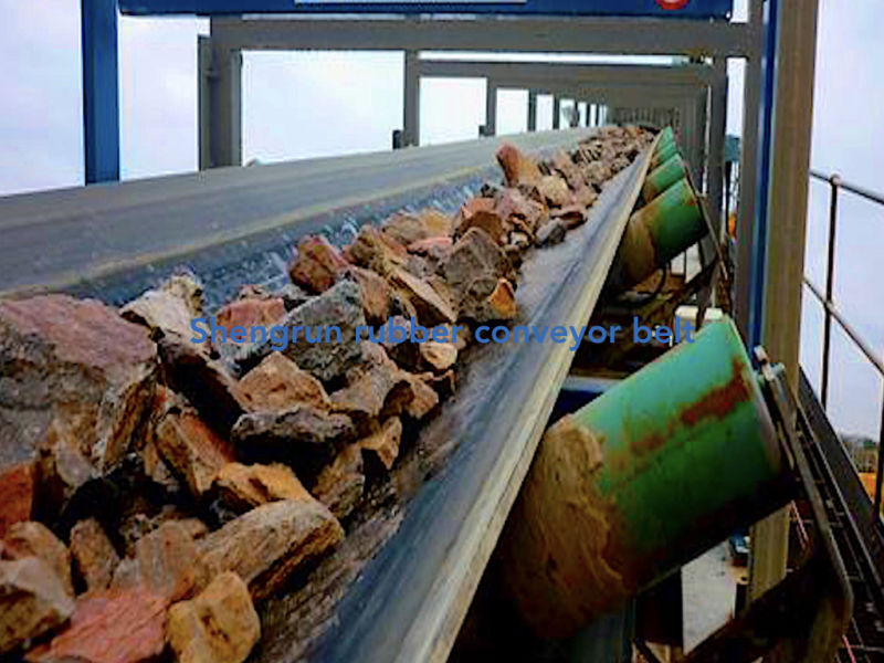 Fabric Rubber Conveyor Belt Roller Chain Rubber Belt