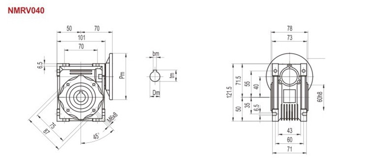 China Top Quality Supplier Helical Gear Reducer for Screw Conveyor