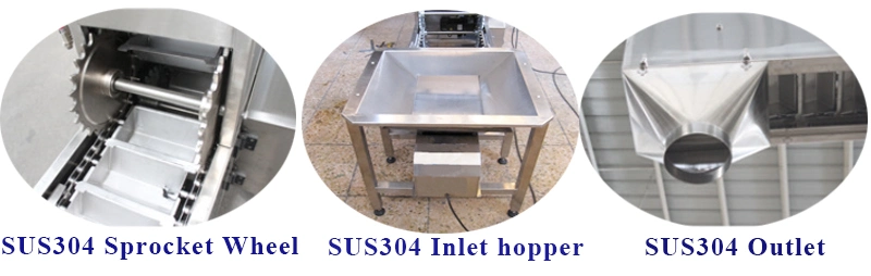 C Style Transmission Chain Bucket Elevator Conveyor with Funneling Hopper for Conveying Salt Sugar