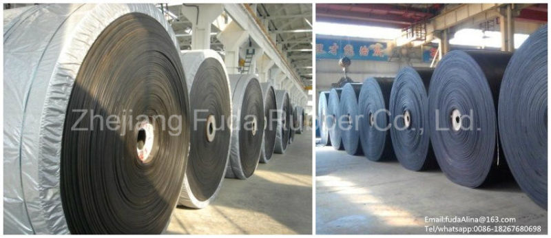 Nn/Nylon Canvas Core Rubber Conveyor Belts Heat Resistant