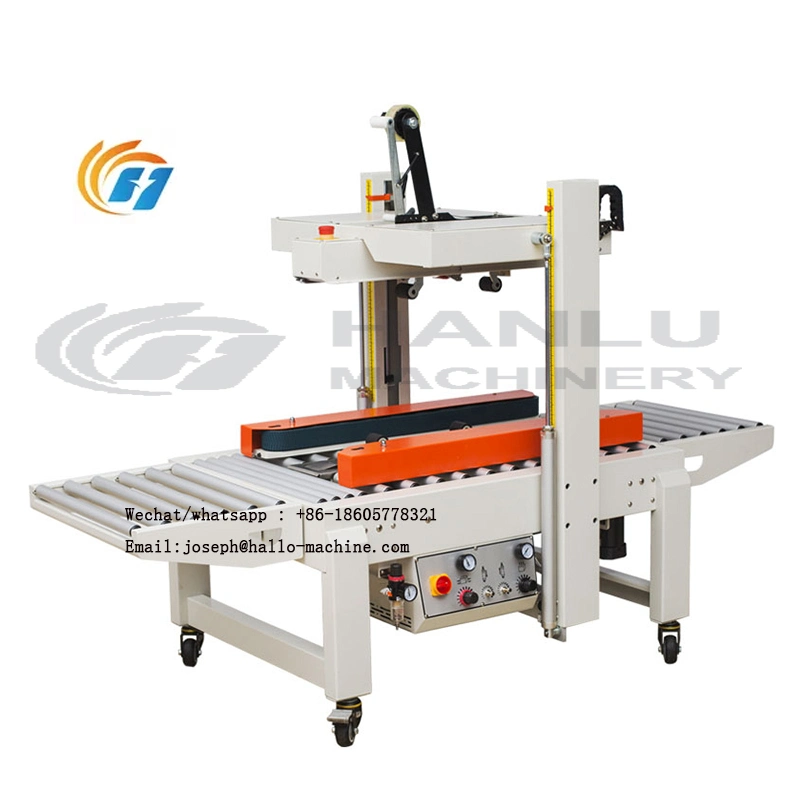 Dqfxc5045X Automatic Side Belt Conveyor Carton Pneumatic Tape Sealing Machine