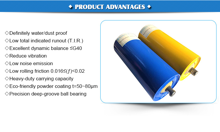 Well Made Stable Quality Customized Accessory Anti-Corrosion HDPE Conveyor Roller