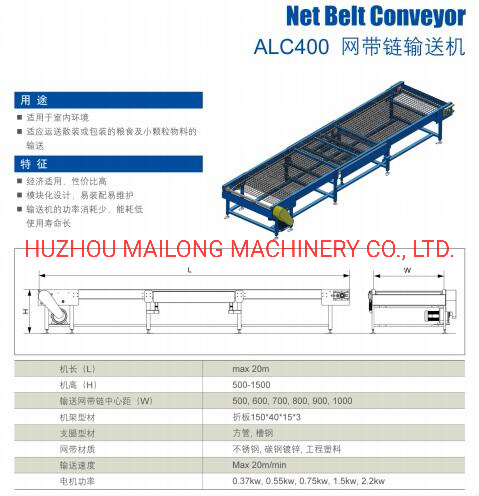 Hot Selling Industry Directly Net Belt Conveyor with Best Price
