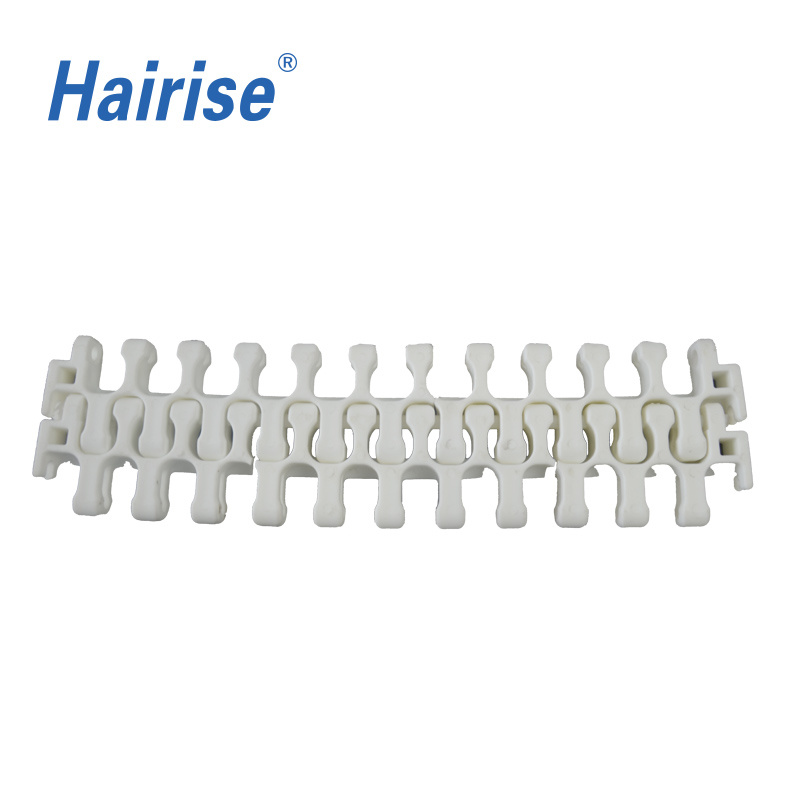 ISO Supplier of White Modular Conveyor Belt Curved Plastic Chain