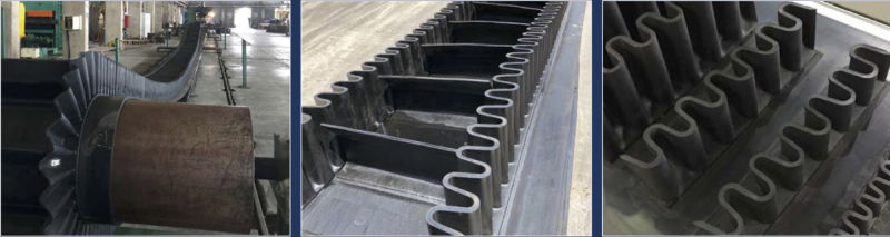 Heavy Duty Conveyor Belting Corrugated Sidewall Cleated Conveyor Belt