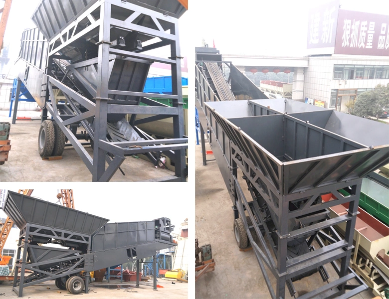 Portable Cement Batching Machine with Screw Conveyor