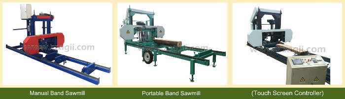 Timber Cutting Sawmill Portable Horizontal Band Saw Automatic Band Saw