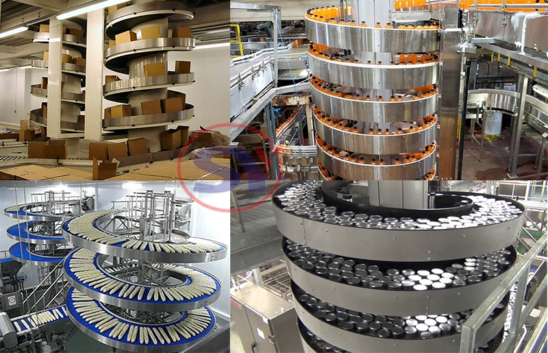Multiple Applications Spiral Conveyor with High Efficiency
