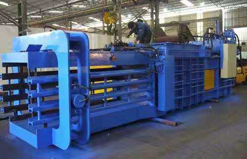 Horizontal Automatic Waste Paper Baler/Baling Machine Conveyor System