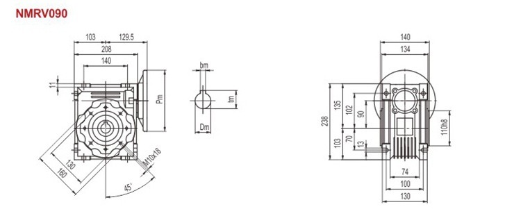 New Type Helical Gearbox for Conveyor