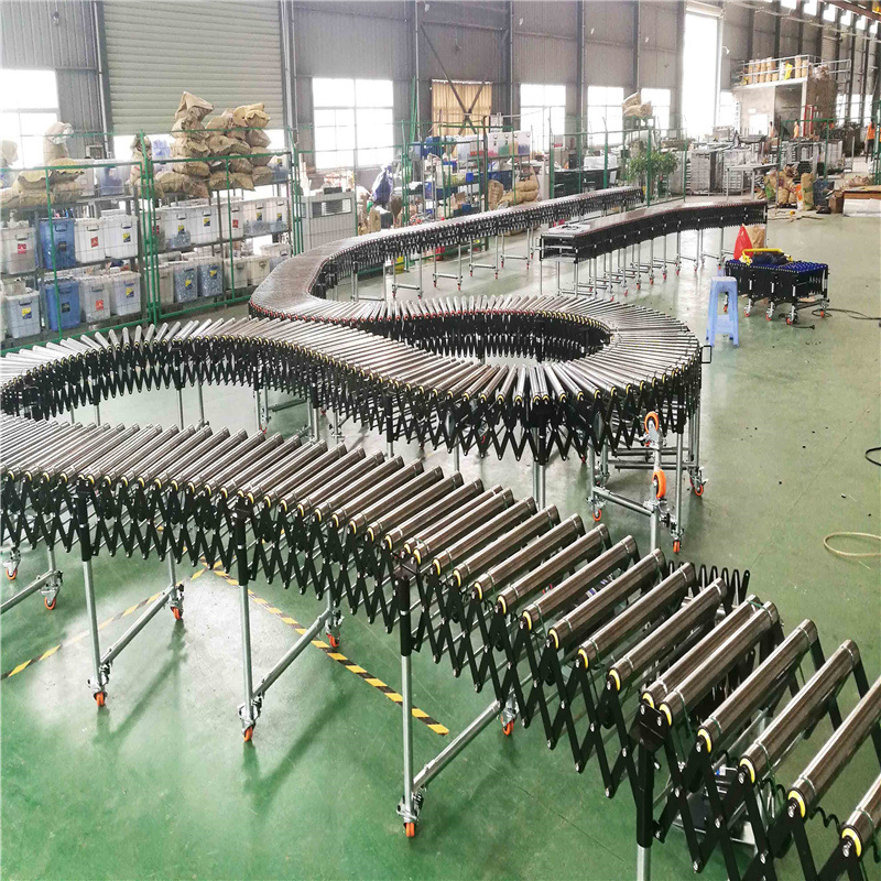 Carton Transportation O-Ring Automated Roller Conveyor