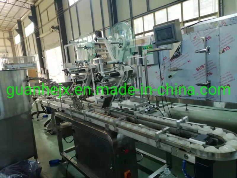 Vacuum Sealing Cooling Wrapping Making Filler with a Buffer Conveyor Belt