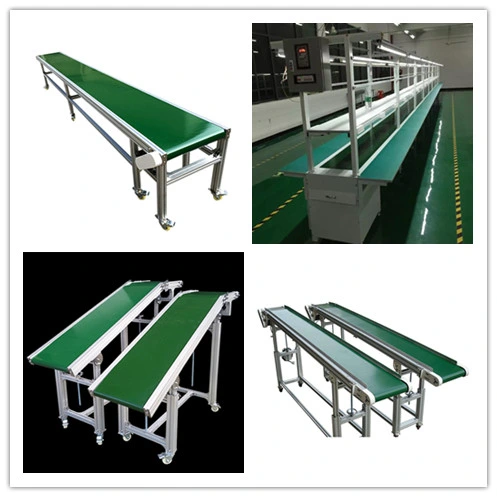Industrial Automatic Aluminium PVC Rubber Conveyor Belt System Machine