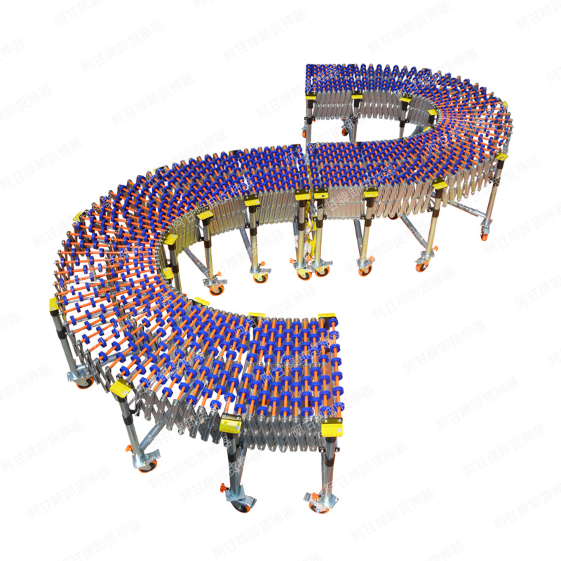 Small Incline Conveyor Gravity Pallet Conveyor with Skate Wheel