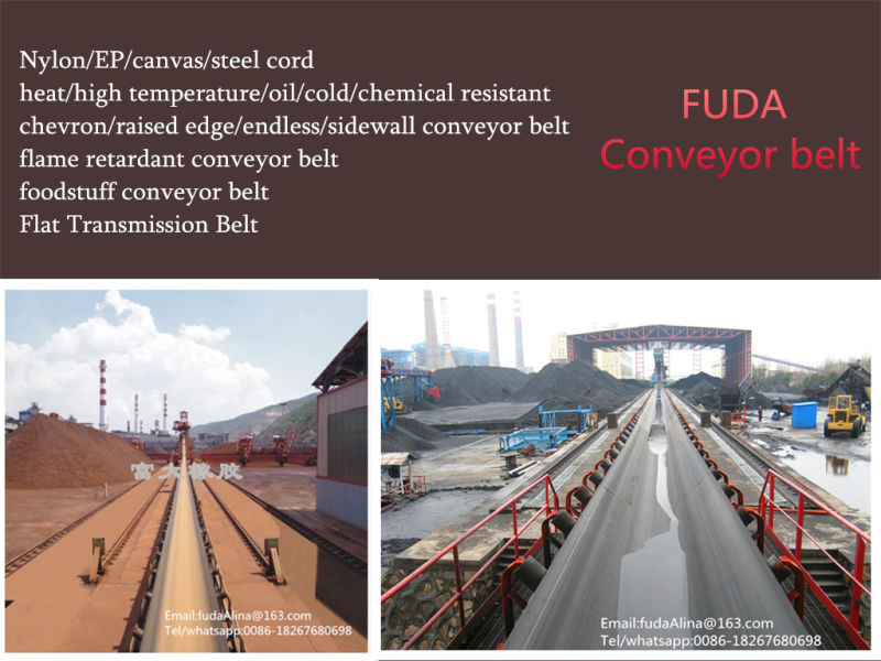 Factory Price Custom Sidewall Conveyor Belt and Cleated Conveyor Belt