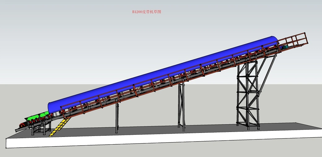 High Temperature Belt Conveyor in Metallurgical Industry for Sale