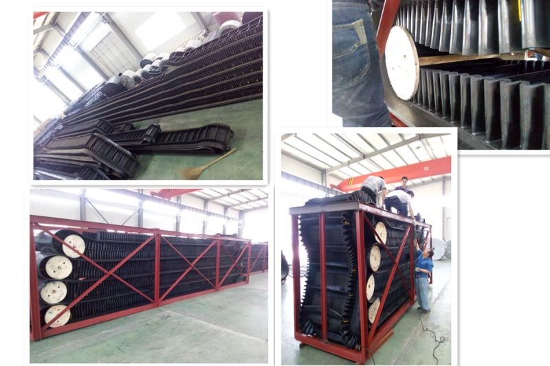 Ep125 4+2 Corrugated Sidewall Conveyor Belt
