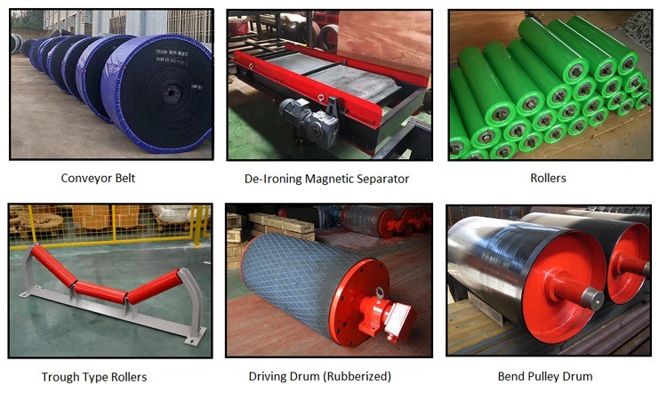 Conveyor Belt Parts Nylon Plastic Rubber Coated Conveyor Idler