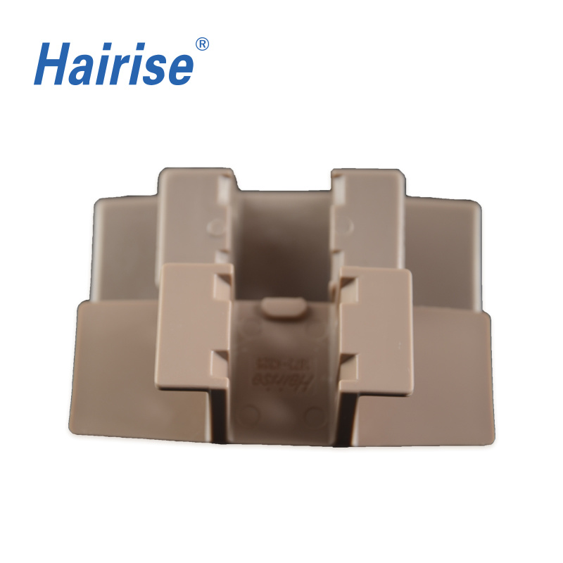 Hairise Slat Top Chain with Rubber for Inclined Bottle Conveyor