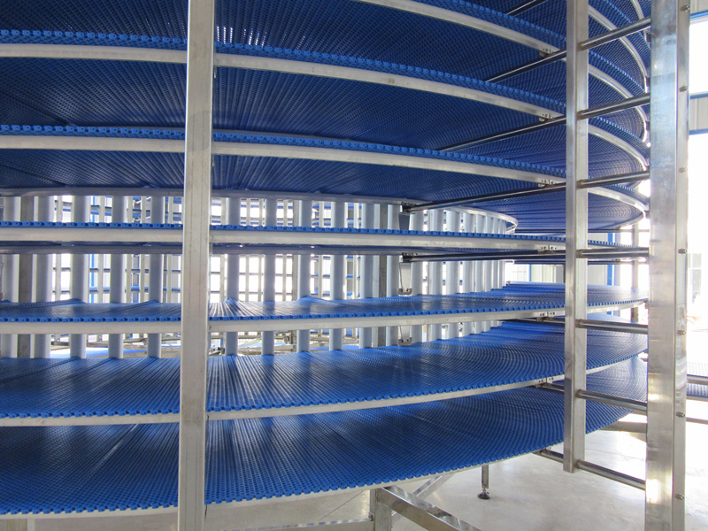 Stainless Steel Food Cooling Spiral Belt Conveyor