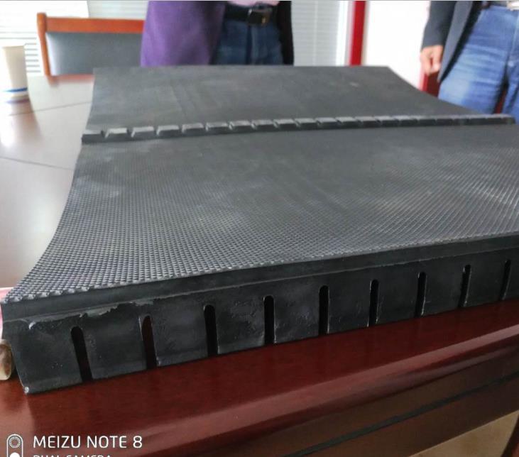 Coal Mining Rubber Belt Conveyor with Colar and Guide for Coal Feeder