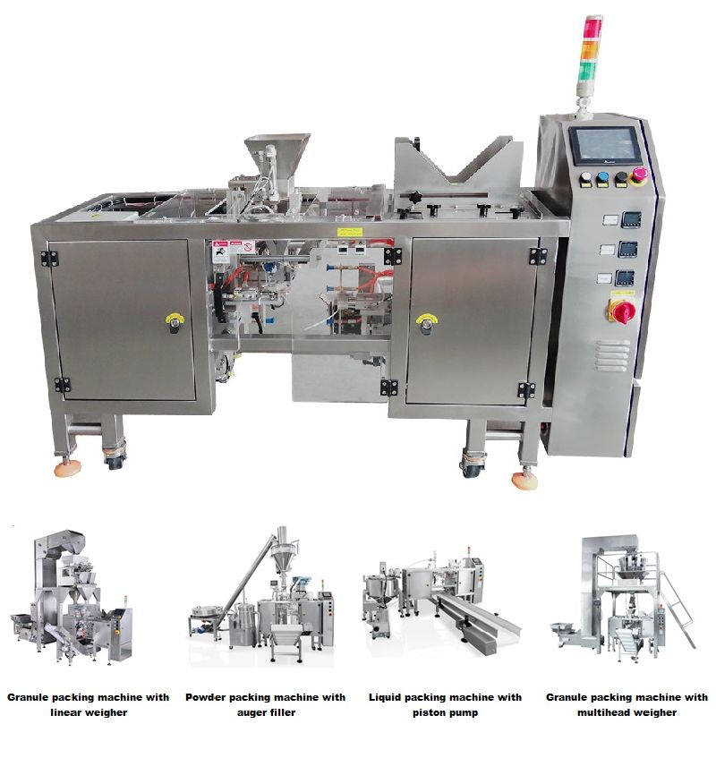 Cups Dosing Prickly Ash Powder Packing Machine with Auger Conveyor