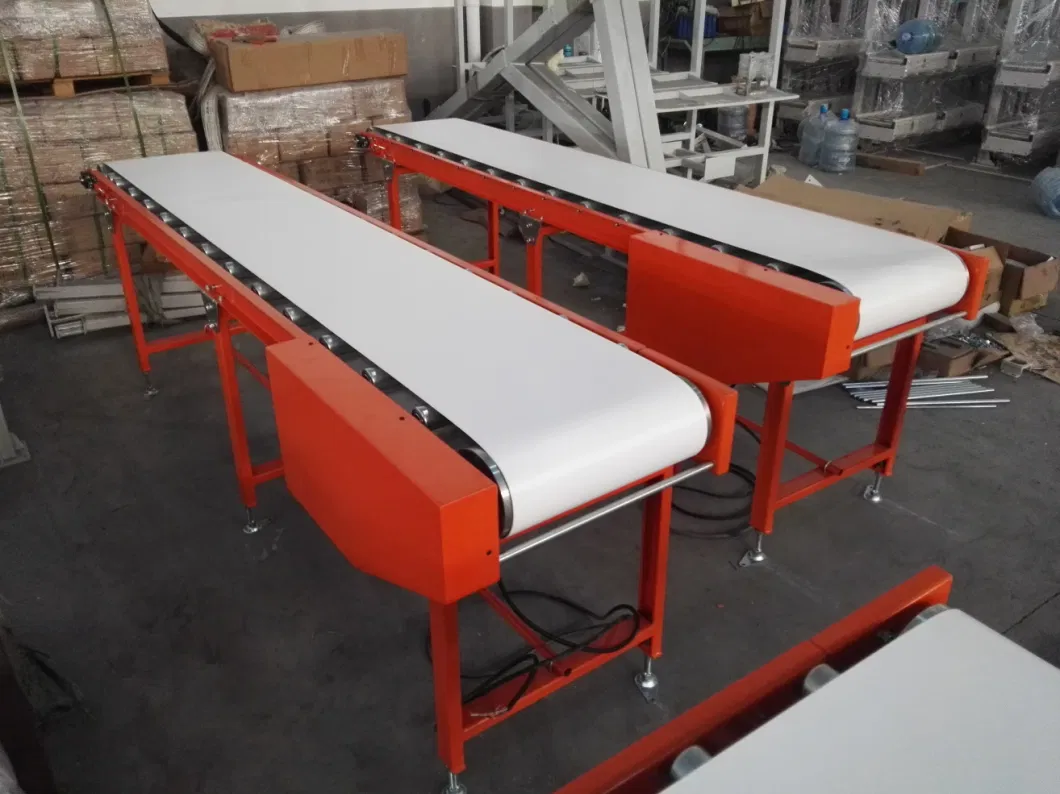 Adjustable Lifting Height Moveable Inclined Belt Conveyor