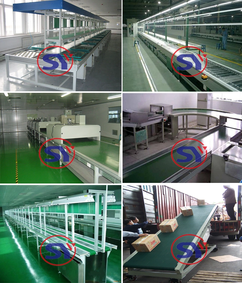 Skid-Resistance Horizontal Conveyor Portable Belt Conveyor Machine for Bags Handling