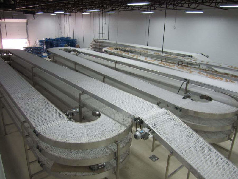 Plastic Stainless Steel 304 Wire Mesh Food Grade System Belt Conveyor